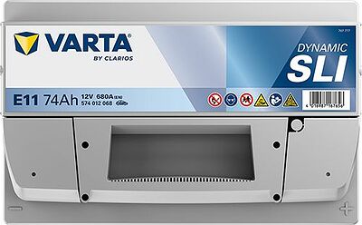 Varta Dynamic SLI E11 74 А/ч 680 А (EN), обратная полярность, 278x175x190 мм, ETN 574012068
