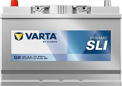Varta Dynamic SLI G8 95 А/ч 830 А (EN), прямая полярность, 306x173x225 мм, ETN 595405083