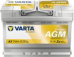 Varta Silver Dynamic AGM A7 70 А/ч 760 А (EN), обратная полярность, 278×175×190 мм, ETN 570901076