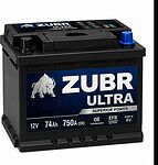 Zubr Ultra ZU600 60 А/ч 600 А (EN), обратная полярность, корпус L2, 242×175×190 мм