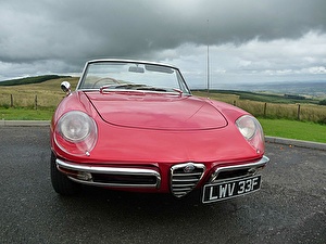 Размер колёс на Alfa Romeo Spider 1968 Подбор шин на Alfa Romeo Spider 1968