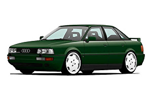 Размер колёс на Audi 90 1990 Подбор шин на Audi 90 1990
