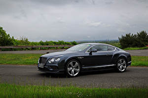 为汽车选择轮胎和轮圈 Bentley Continental. Шины на Bentley