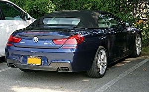 Подбор шин на BMW 6 (F12, F13) 2014