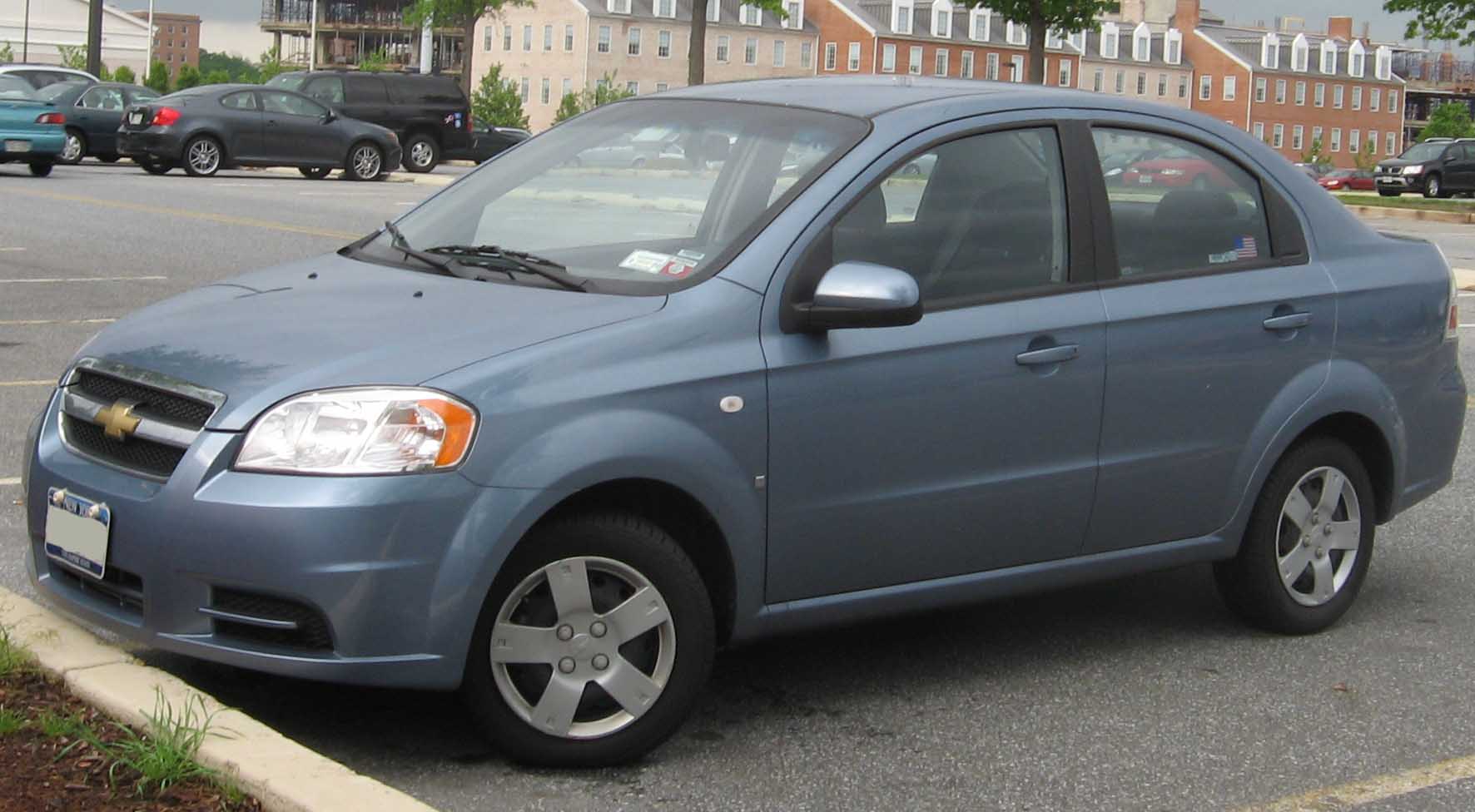 Размер колёс на Chevrolet Aveo 2008 Подбор шин на Chevrolet Aveo 2008