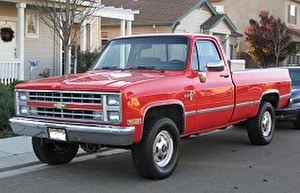 Размер колёс на Chevrolet C20 1981 Подбор шин на Chevrolet C20 1981