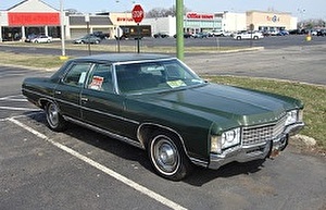 Размер колёс на Chevrolet Caprice 1974 Подбор шин на Chevrolet Caprice 1974