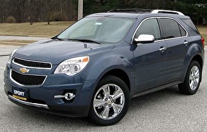 Размер колёс на Chevrolet Equinox 2008 Подбор шин на Chevrolet Equinox 2008