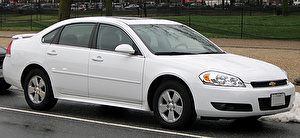 Размер колёс на Chevrolet Impala 2009 Подбор шин на Chevrolet Impala 2009