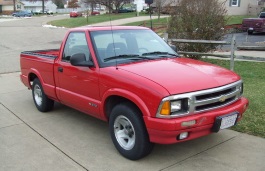 Размер колёс на Chevrolet S10 1995 Подбор шин на Chevrolet S10 1995
