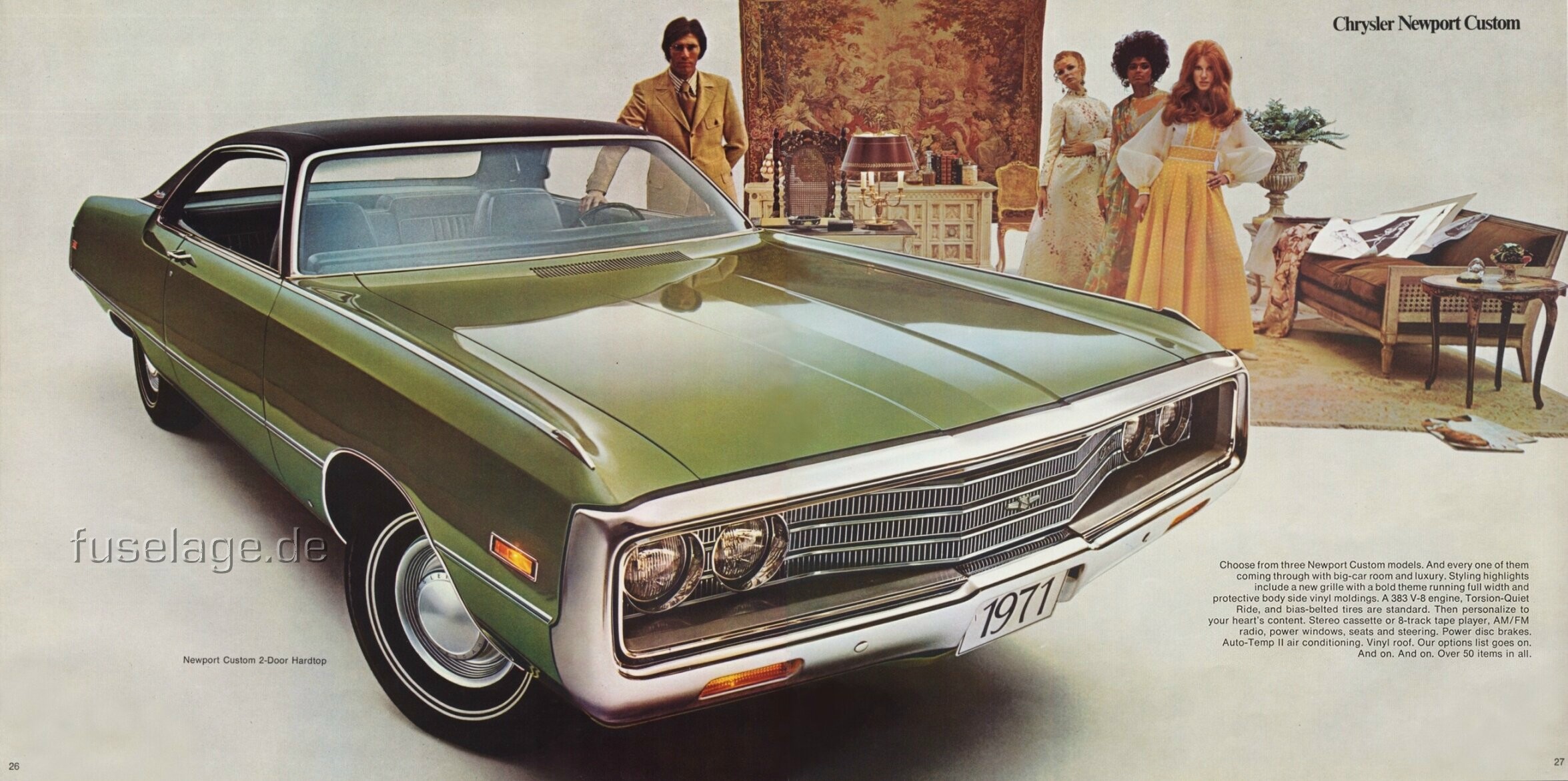 Размер колёс на Chrysler Newport 1971 Подбор шин на Chrysler Newport 1971