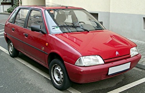 Размер колёс на Citroen Ax 1996 Подбор шин на Citroen Ax 1996