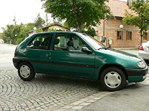 Размер колёс на Citroen Saxo 1998 Подбор шин на Citroen Saxo 1998