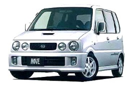 Размер колёс на Daihatsu Move Custom 1998 Подбор шин на Daihatsu Move Custom 1998