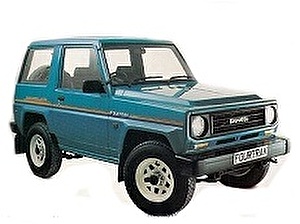 Размер колёс на Daihatsu Rugger 1986 Подбор шин на Daihatsu Rugger 1986