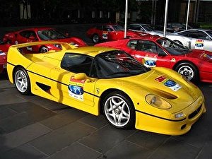 为汽车选择轮胎和轮圈 Ferrari F50. Шины на Ferrari