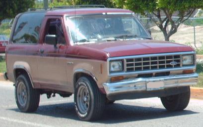 Размер колёс на Ford Bronco II 1983 Подбор шин на Ford Bronco II 1983