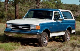 Размер колёс на Ford Bronco I 1987 Подбор шин на Ford Bronco I 1987