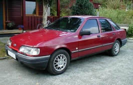 Размер колёс на Ford Sierra 1988 Подбор шин на Ford Sierra 1988