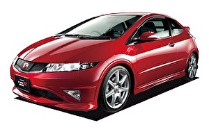 Размер колёс на Honda Civic Type R 2009 Подбор шин на Honda Civic Type R 2009