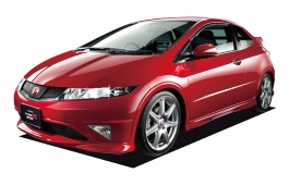 Размер колёс на Honda Civic Type R 2010 Подбор шин на Honda Civic Type R 2010