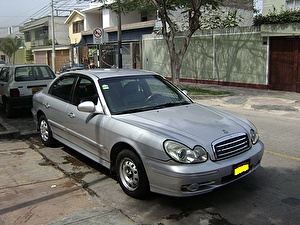 Размер колёс на Hyundai Sonata 2003 Подбор шин на Hyundai Sonata 2003
