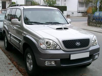 Размер колёс на Hyundai Terracan 2001 Подбор шин на Hyundai Terracan 2001
