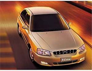 Размер колёс на Hyundai Verna 2002 Подбор шин на Hyundai Verna 2002