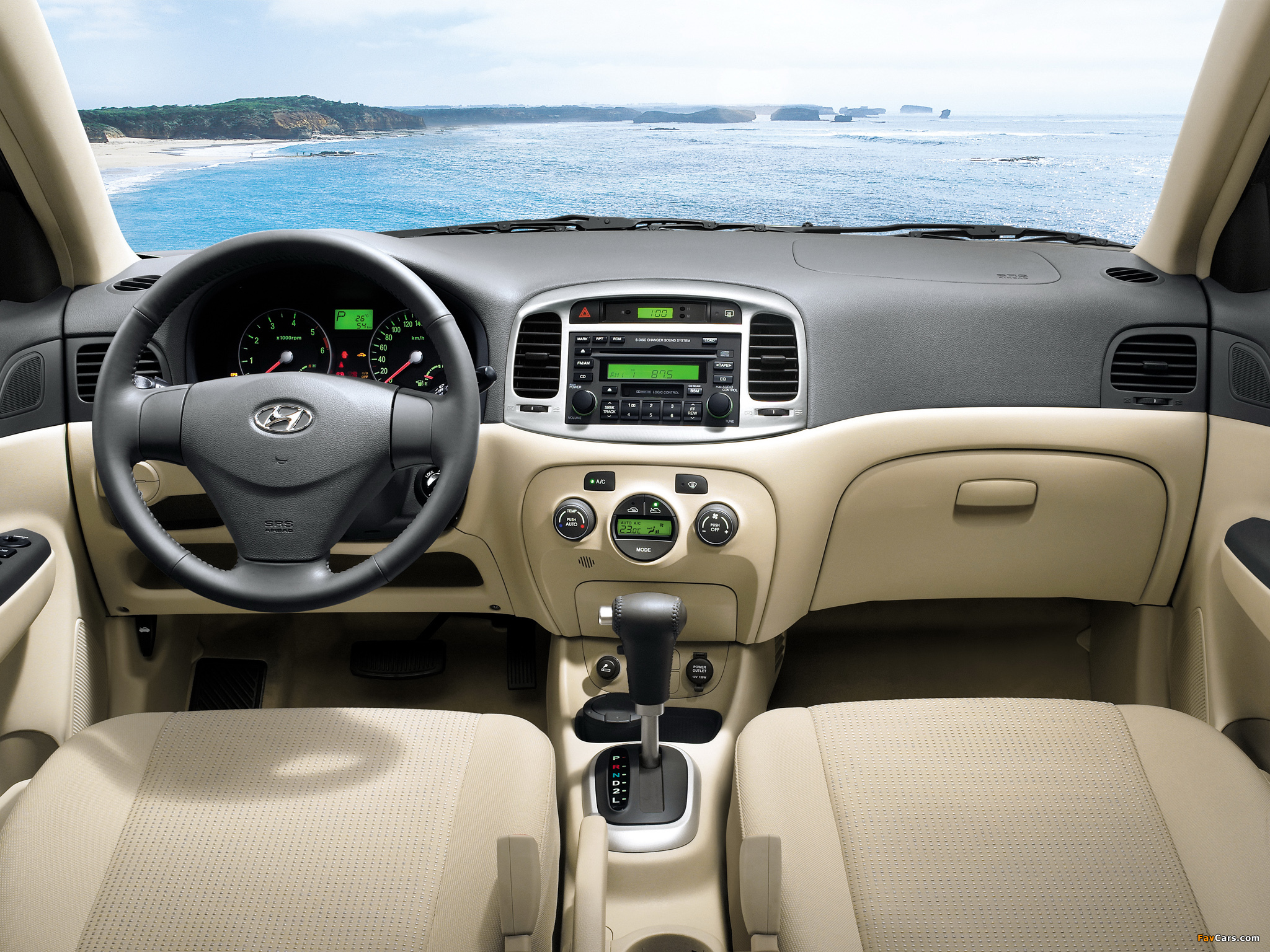 Подбор шин на Hyundai Verna 2006