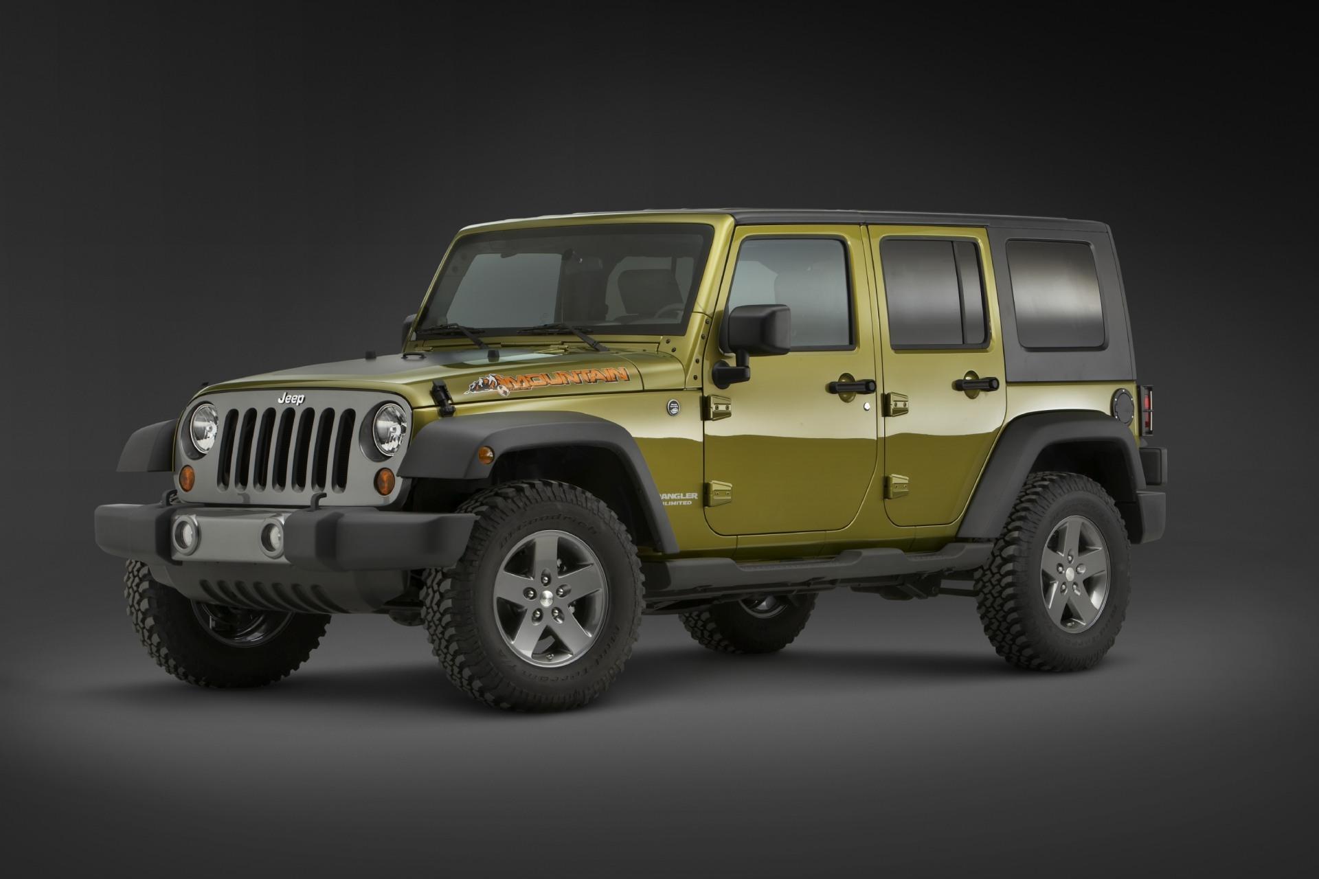 Размер колёс на Jeep Wrangler 2010 Подбор шин на Jeep Wrangler 2010