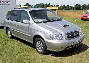 Размер колёс на Kia Sedona 2000 Подбор шин на Kia Sedona 2000