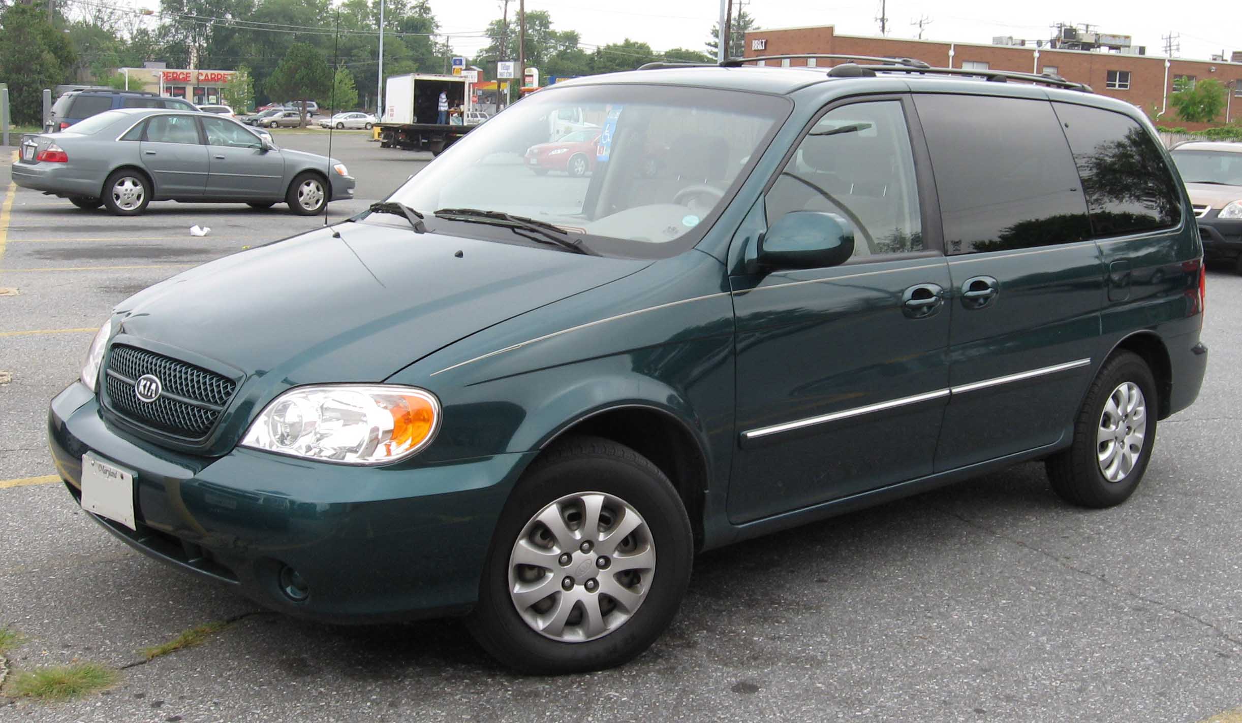 Размер колёс на Kia Sedona 2004 Подбор шин на Kia Sedona 2004