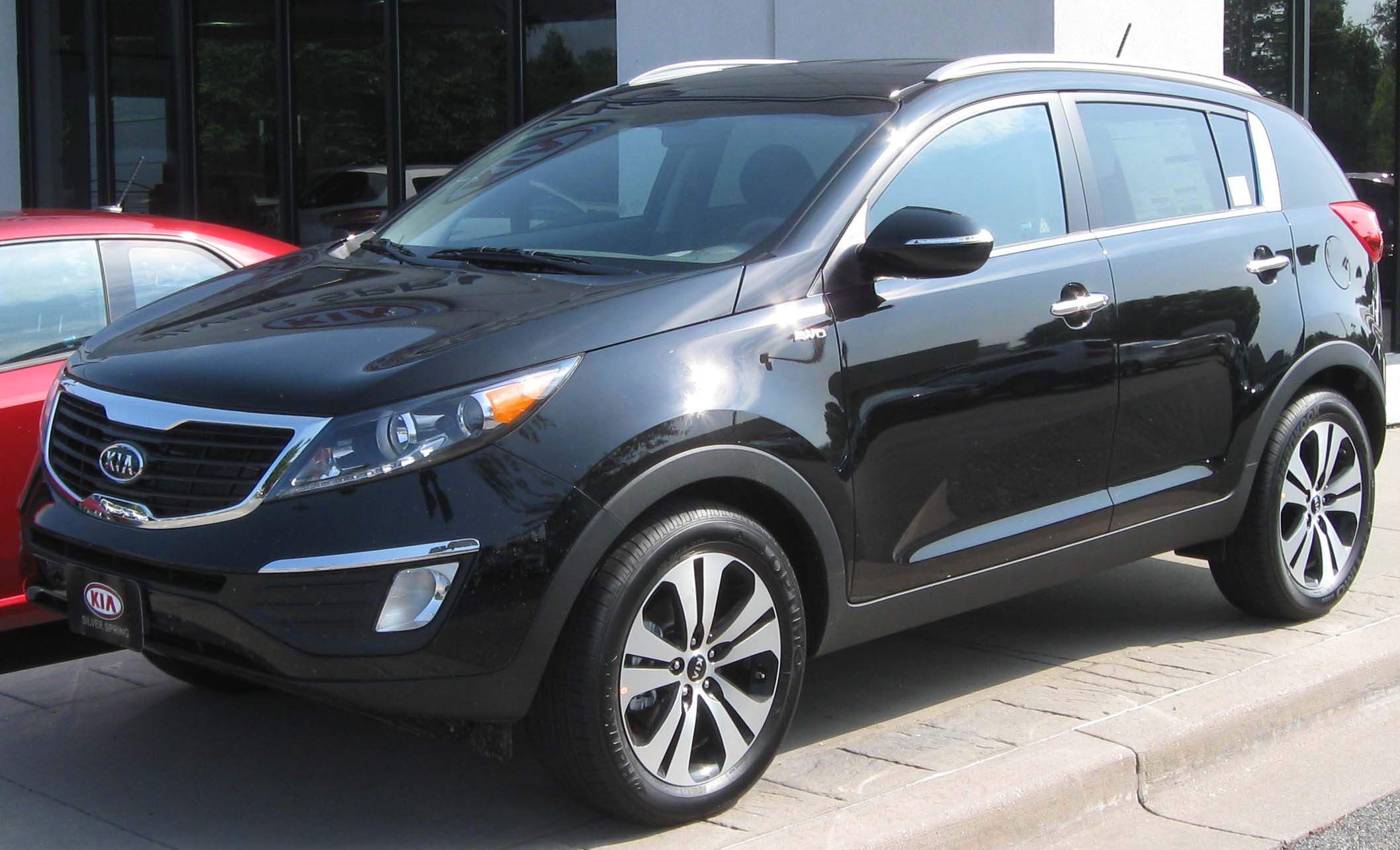 Размер колёс на Kia Sportage 2010 Подбор шин на Kia Sportage 2010