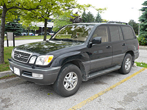 Размер колёс на Lexus GX 2002 Подбор шин на Lexus GX 2002
