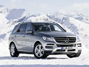Размер колёс на Mercedes M-Class 2014 Подбор шин на Mercedes M-Class 2014