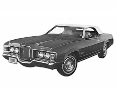 Размер колёс на Mercury Cougar 1971 Подбор шин на Mercury Cougar 1971