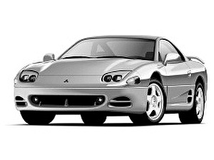 Размер колёс на Mitsubishi 3000 GT 2001 Подбор шин на Mitsubishi 3000 GT 2001