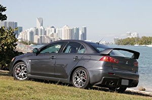 Подбор шин на Mitsubishi Lancer Evo X 2012