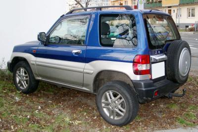 Размер колёс на Mitsubishi Pajero Pinin 2003 Подбор шин на Mitsubishi Pajero Pinin 2003