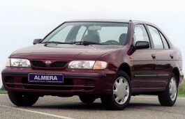 Размер колёс на Nissan Almera 1995 Подбор шин на Nissan Almera 1995