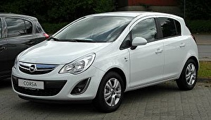 Размер колёс на Opel Corsa 2011 Подбор шин на Opel Corsa 2011
