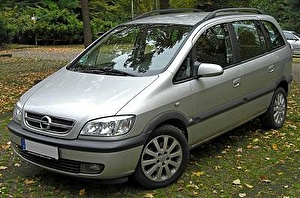 Размер колёс на Opel Zafira 2004 Подбор шин на Opel Zafira 2004