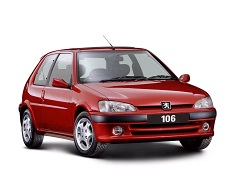 Размер колёс на Peugeot 106 1998 Подбор шин на Peugeot 106 1998