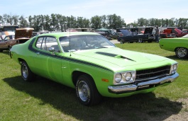 Размер колёс на Plymouth Road Runner 1973 Подбор шин на Plymouth Road Runner 1973