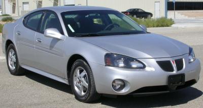 Размер колёс на Pontiac Grand Prix 2004 Подбор шин на Pontiac Grand Prix 2004