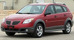 Размер колёс на Pontiac Vibe 2007 Подбор шин на Pontiac Vibe 2007