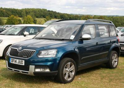 Размер колёс на Skoda Yeti 2015 Подбор шин на Skoda Yeti 2015