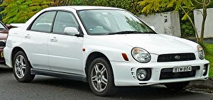 Размер колёс на Subaru Impreza 2001 Подбор шин на Subaru Impreza 2001