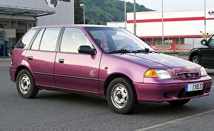 Размер колёс на Subaru Justy 2006 Подбор шин на Subaru Justy 2006