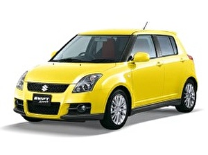 Подбор шин на Suzuki Swift Sport 2006